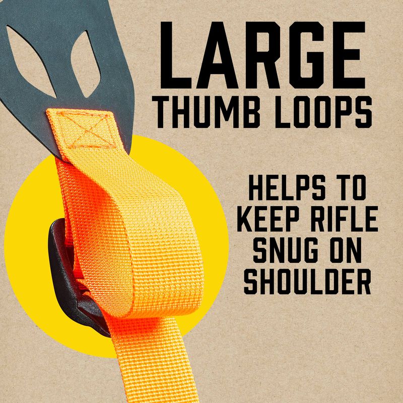 Featherlight Minimalist Black and Orange Sling